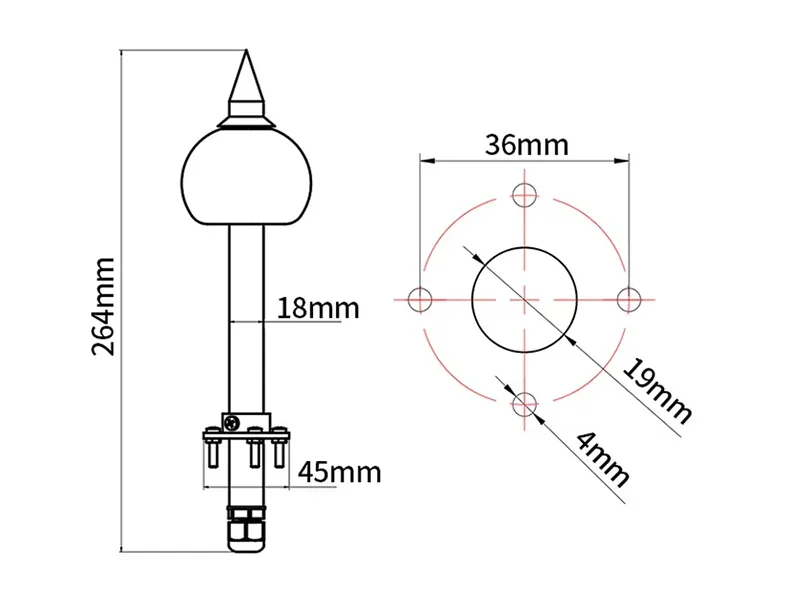 Tube Smart RS485 Digital Output Microphone Outdoor Noise Sensor