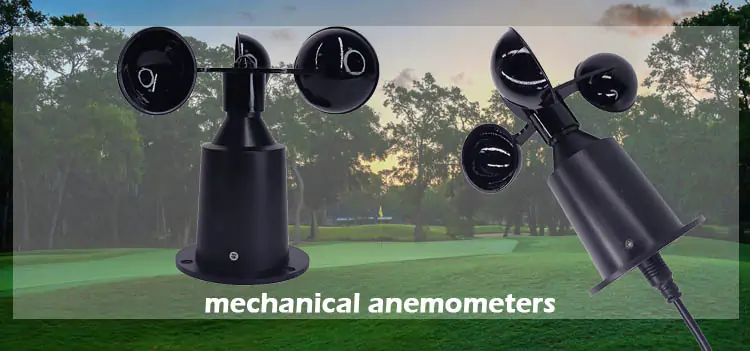 Mechanical anemometers