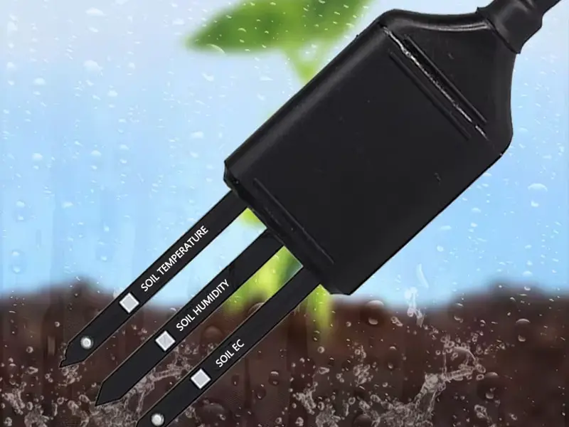 Soil temperature and humidity integrated sensor