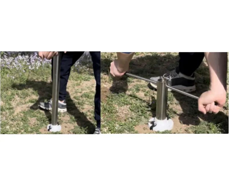 Тръбен инструмент за мониторинг на почвата