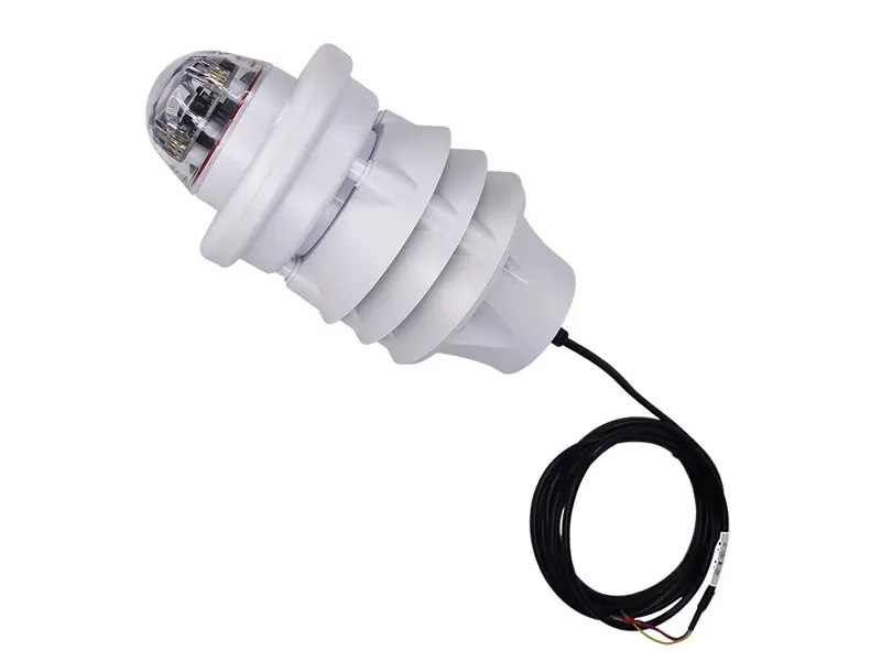 compact weather station with rainfall sensor