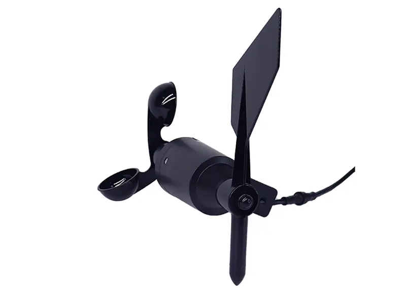 integrated wind speed and direction sensor