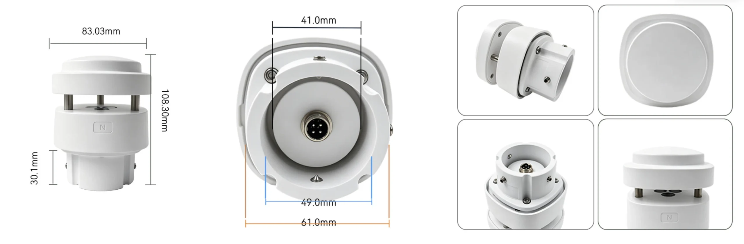 Compact Weather Station Monitoring Sensor