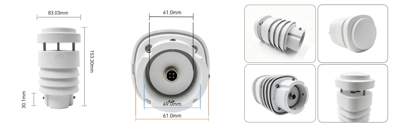 Compact ultrasonic Weather Station