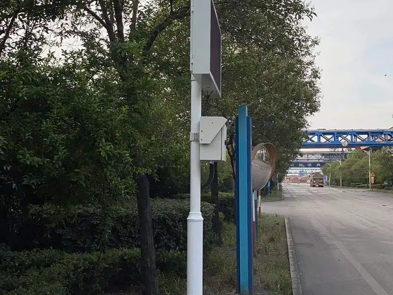 air quality monitoring station for the Traffic