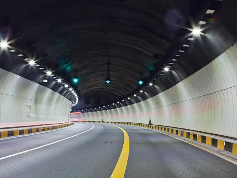 visibility monitoring system for tunnel safety control