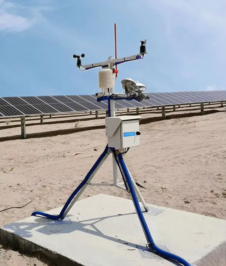 weather monitoring station for solar plant
