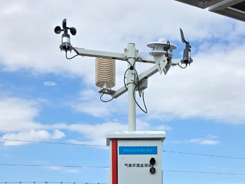 weather monitoring station for solar plant