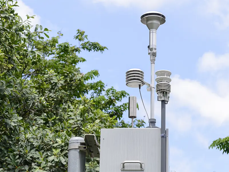 construction site weather station