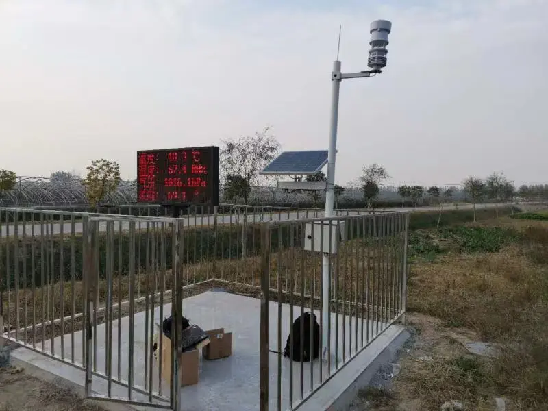 construction site weather station