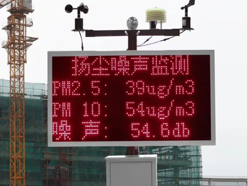 construction site weather station