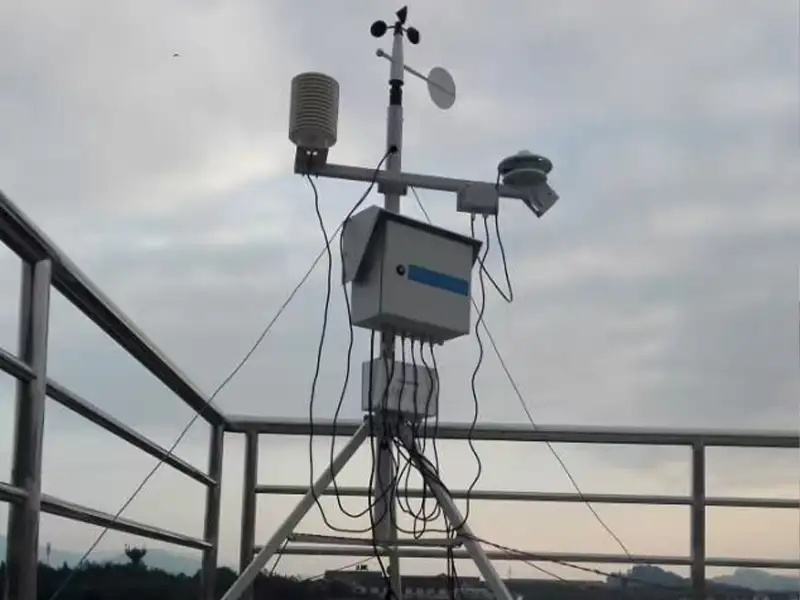 three-cup anemometer for weather monitoring
