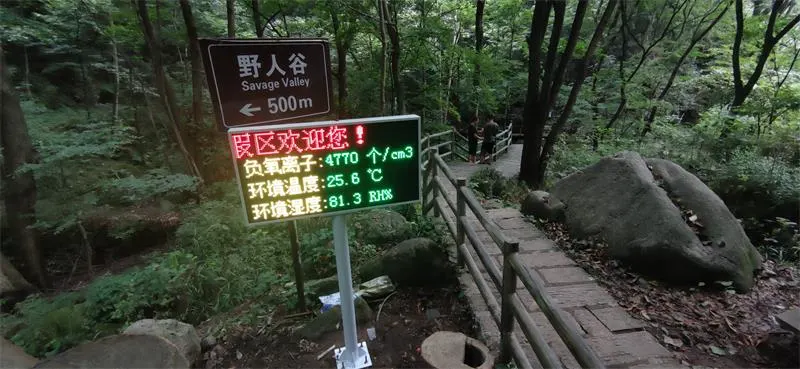 Henan Xixia Yeren Valley Negative Air Ion & Weather Monitoring Station Project