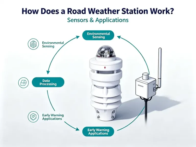How Does a Road Weather Station Work Sensors & Applications