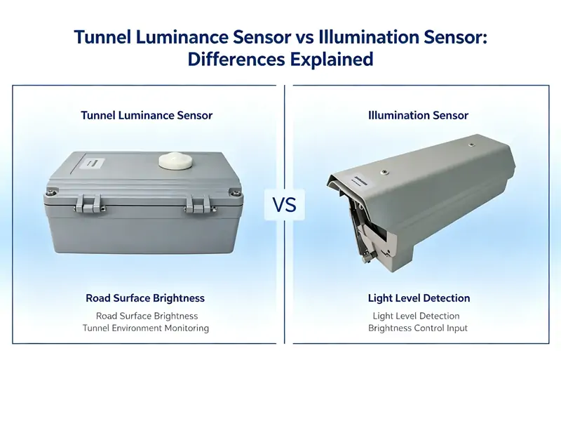 tunnel luminance sensor vs illuminance sensor