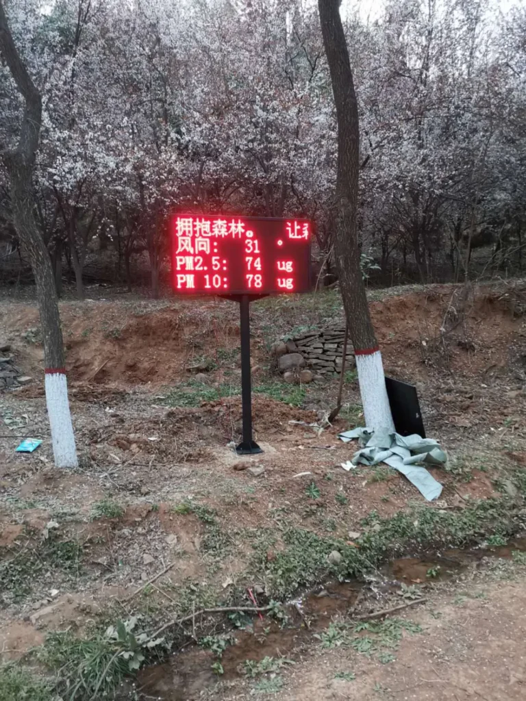 Proyecto de Monitoreo de Iones Negativos del Aire en Zonas Rurales y Forestales de Sanmenxia, Henan